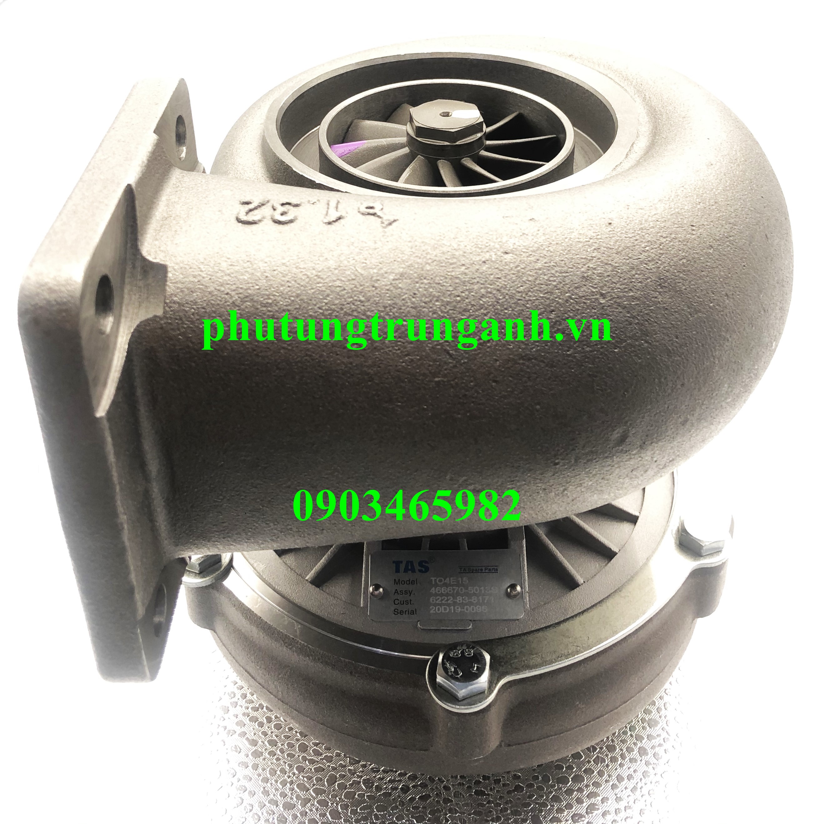 Turbo tăng áp Komatsu PC300 / 350-6 / S6D108 / T04E15 (622283 - 8171)